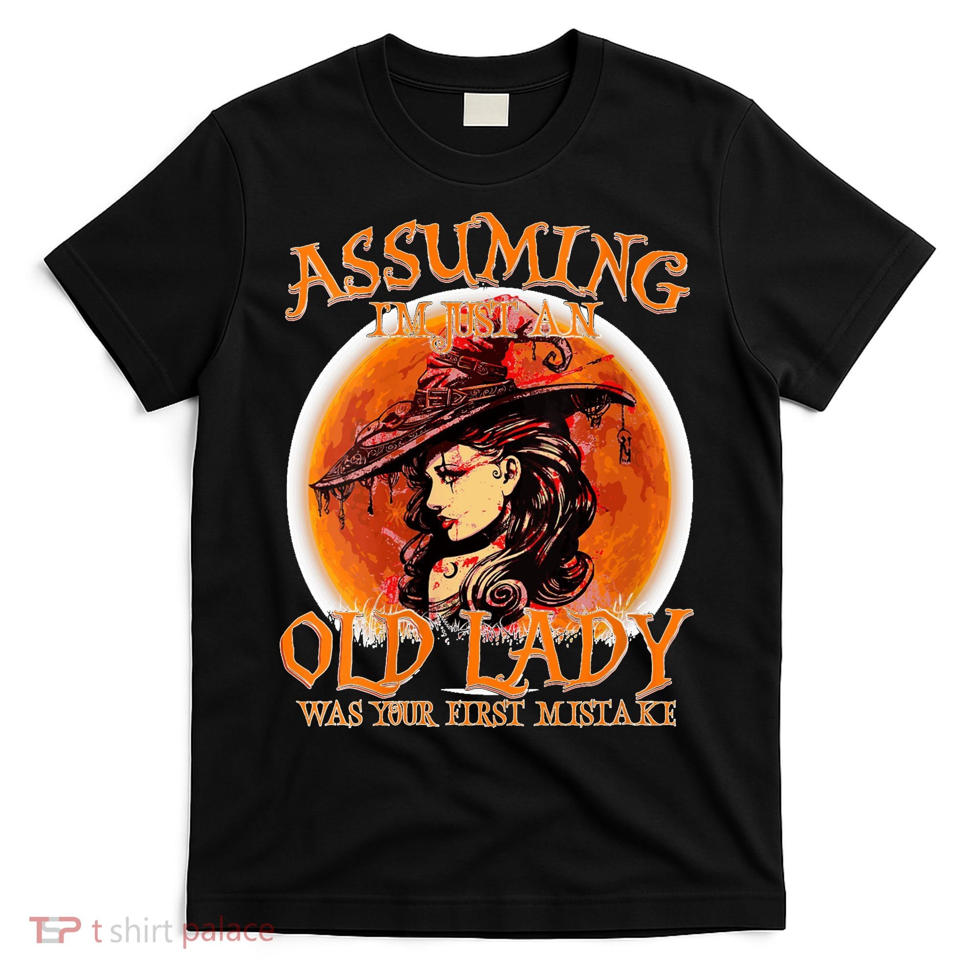 S Assuming IM Just An Old Lady Was Your First Mistake V Neck T-Shirt