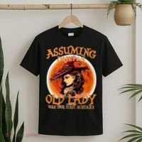 S Assuming IM Just An Old Lady Was Your First Mistake V Neck T-Shirt thumb 2