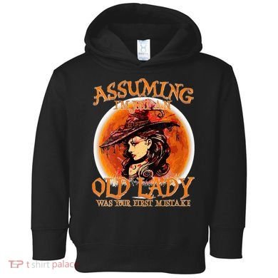S Assuming IM Just An Old Lady Was Your First Mistake V Neck Toddler Hoodie