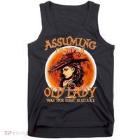S Assuming IM Just An Old Lady Was Your First Mistake V Neck Tank Top thumb 0