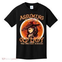 S Assuming IM Just An Old Lady Was Your First Mistake V Neck Kids T-Shirt thumb 0