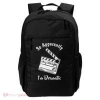 So Apparently IM Dramatic Funny Actor Actress Acting Gift Backpack thumb 0