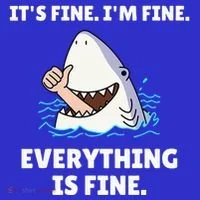 Shark Attack It’S Fine I’M Fine Everything Is Fine Toddler Hoodie thumb 2