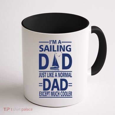 Sailing Dad Coffee Mug back