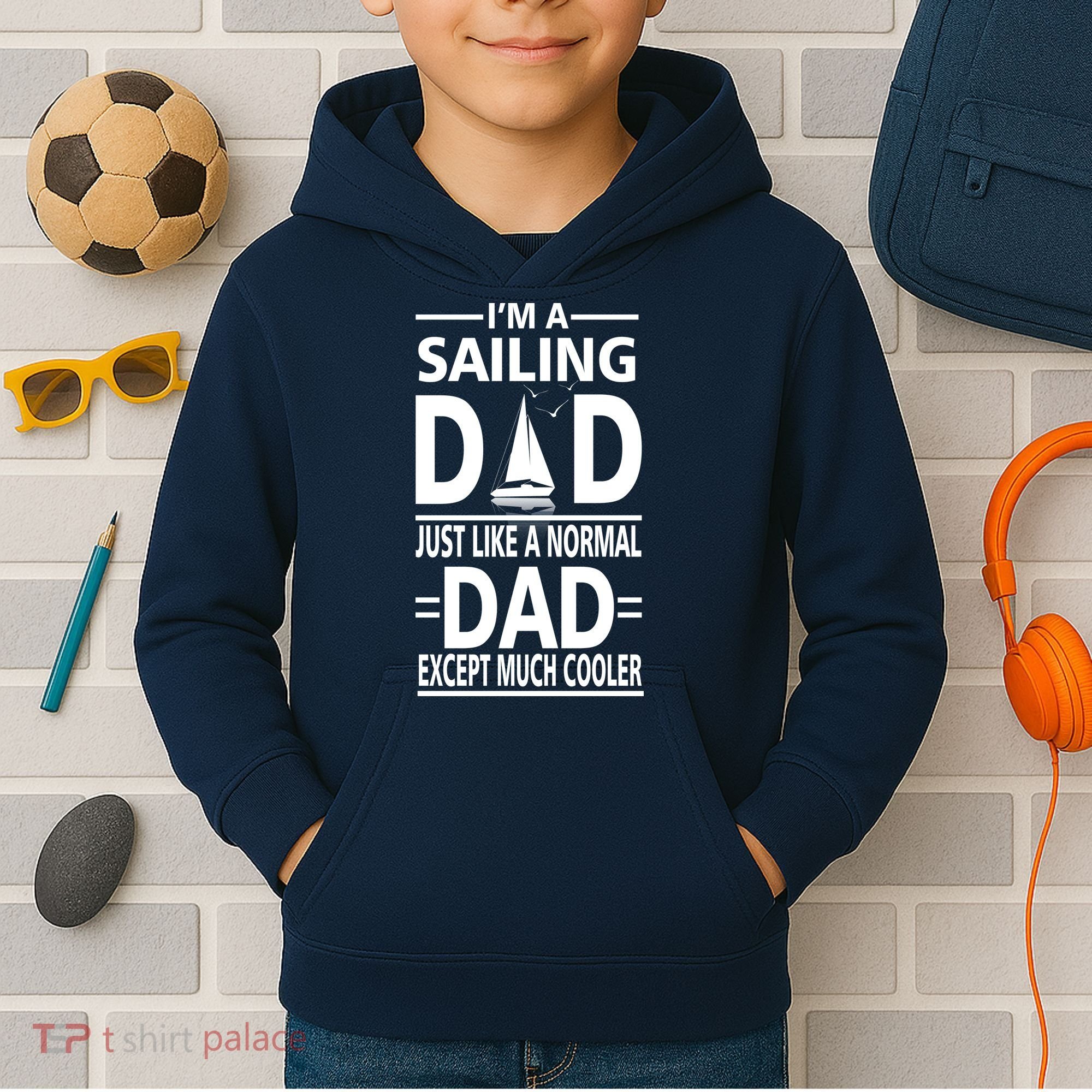 Sailing Dad Kids Hoodie