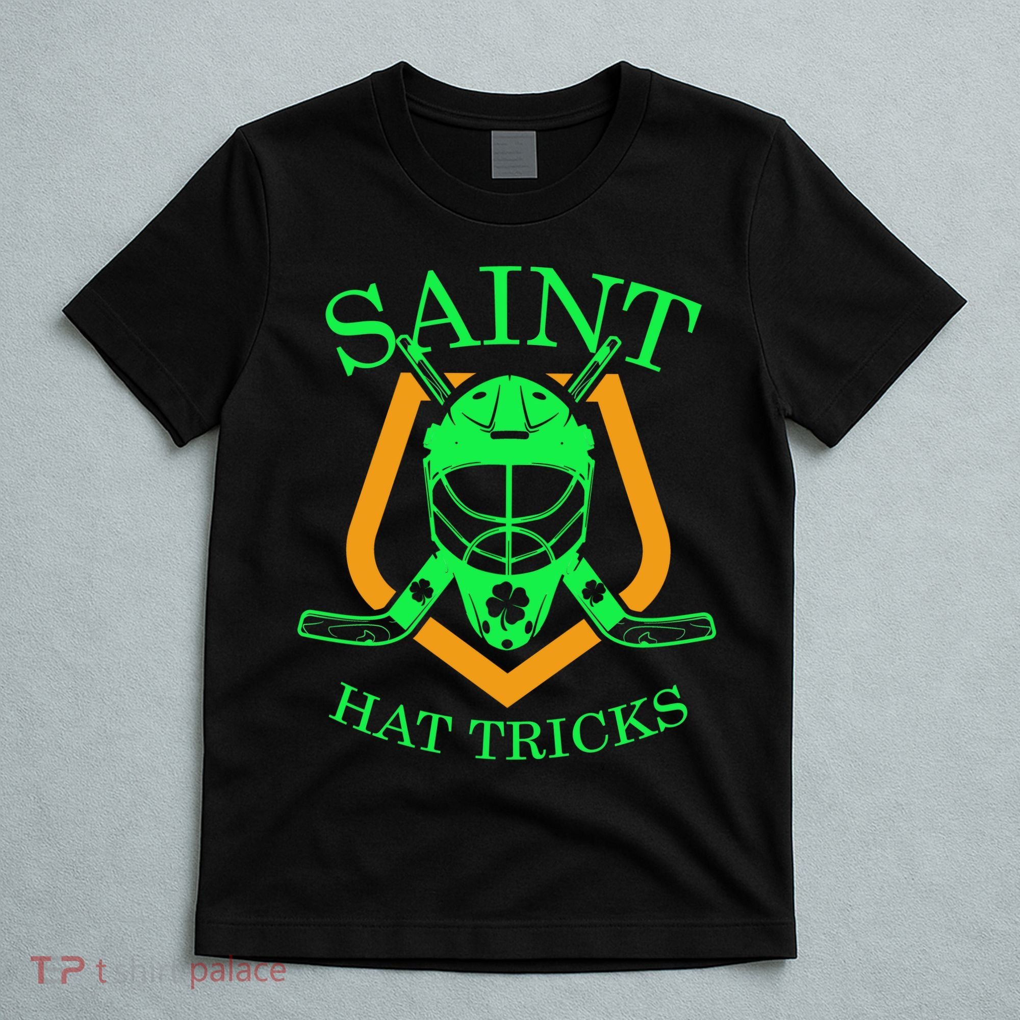 Saint Hat Tricks Funny Hockey St Patricks Day T-Shirt