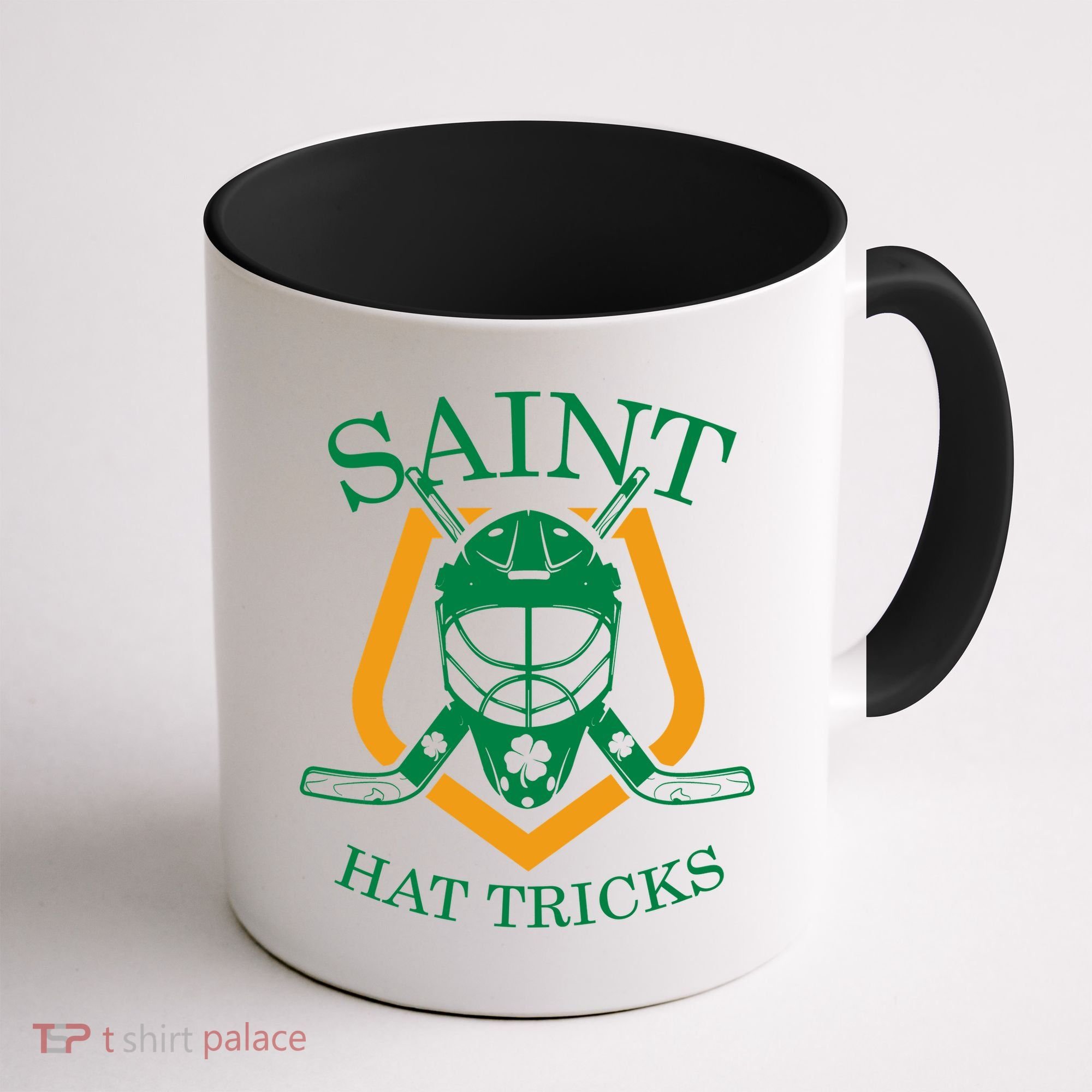 Saint Hat Tricks Funny Hockey St Patricks Day Coffee Mug