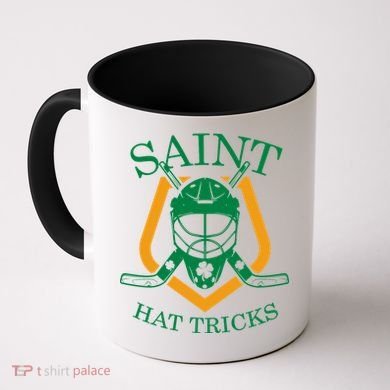 Saint Hat Tricks Funny Hockey St Patricks Day Coffee Mug