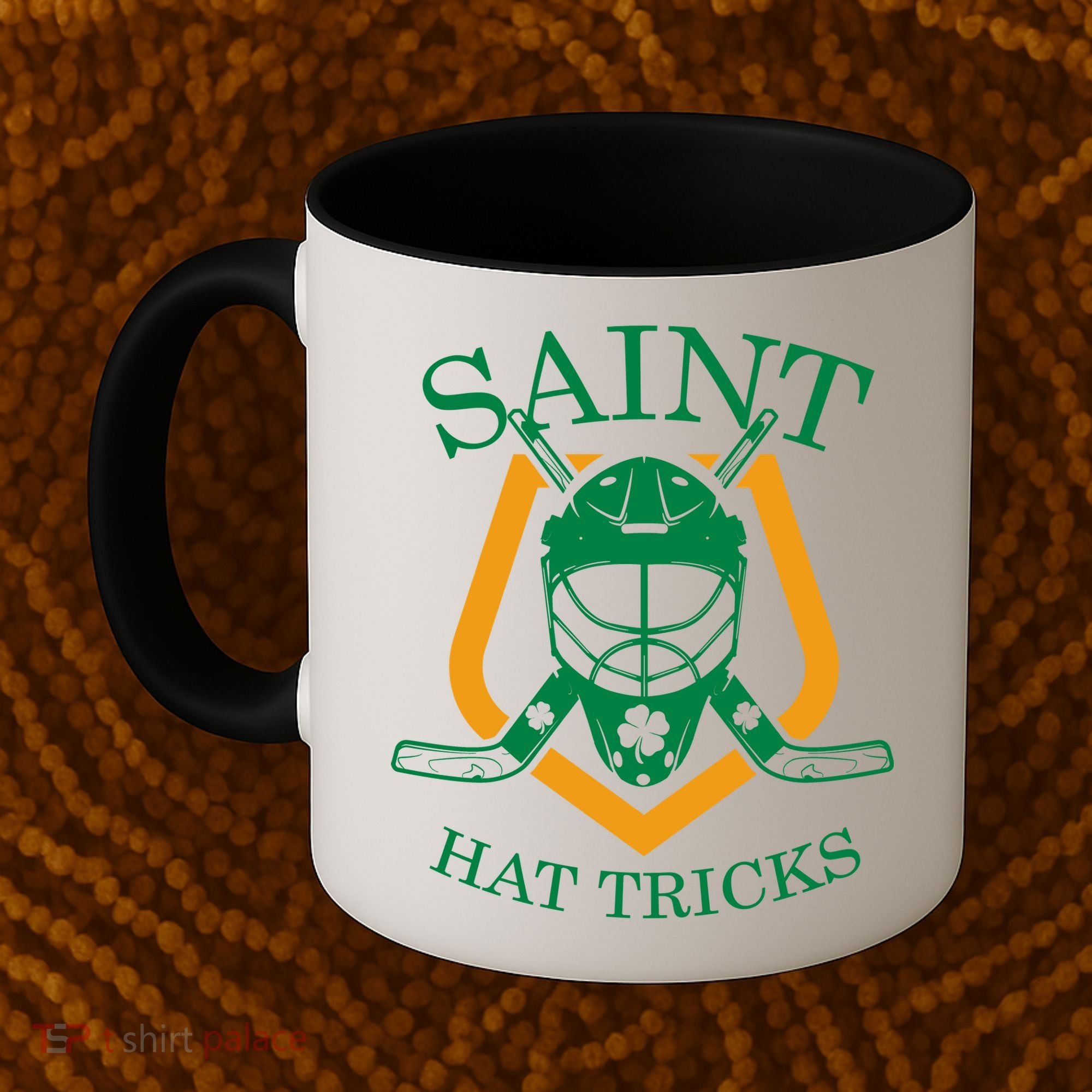 Saint Hat Tricks Funny Hockey St Patricks Day Coffee Mug