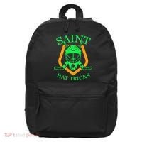 Saint Hat Tricks Funny Hockey St Patricks Day 16 in Basic Backpack thumb 0