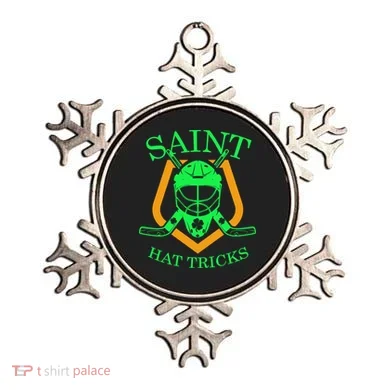 Saint Hat Tricks Funny Hockey St Patricks Day Ornament