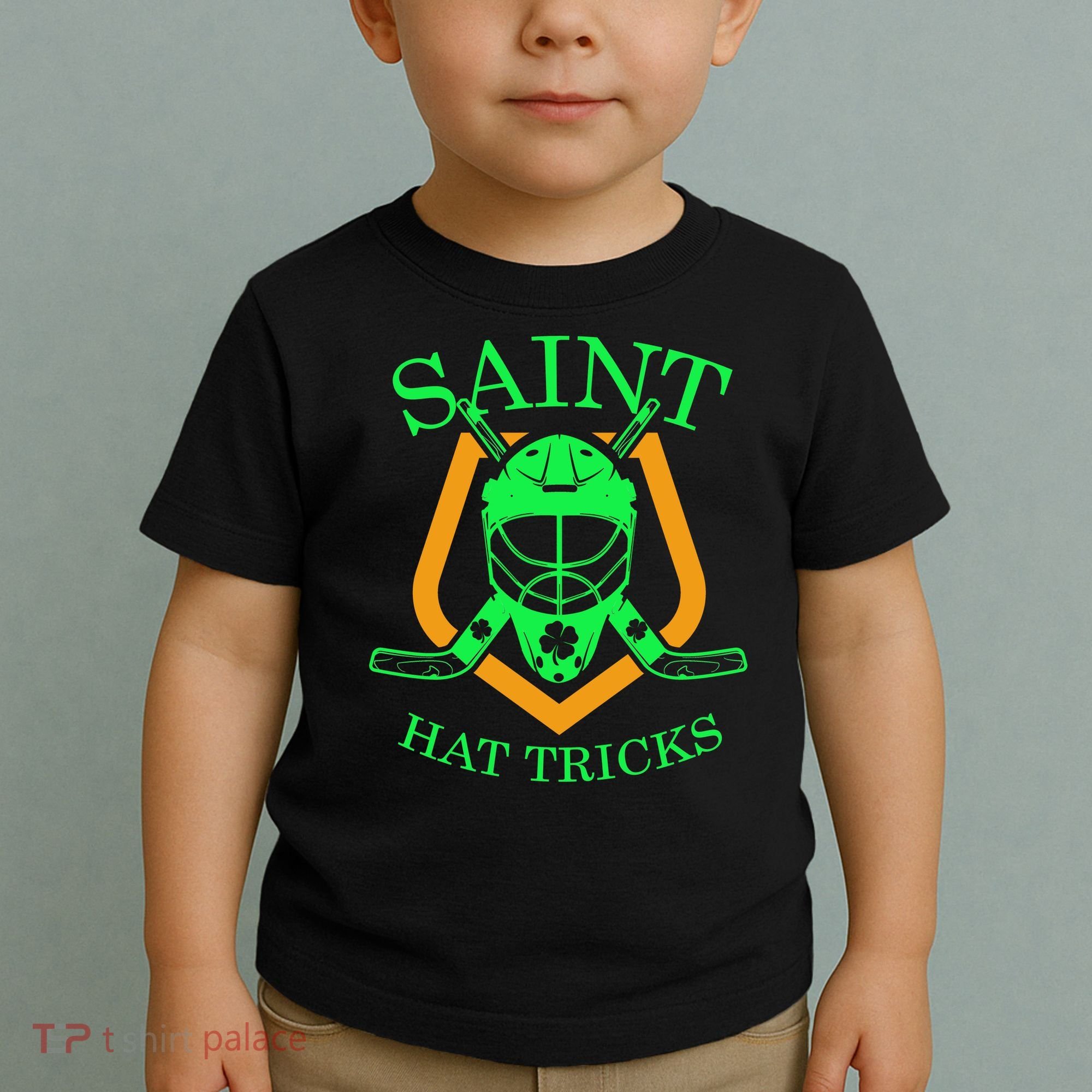 Saint Hat Tricks Funny Hockey St Patricks Day Toddler T-Shirt
