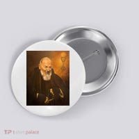 Saint Padre Pio Button thumb 0