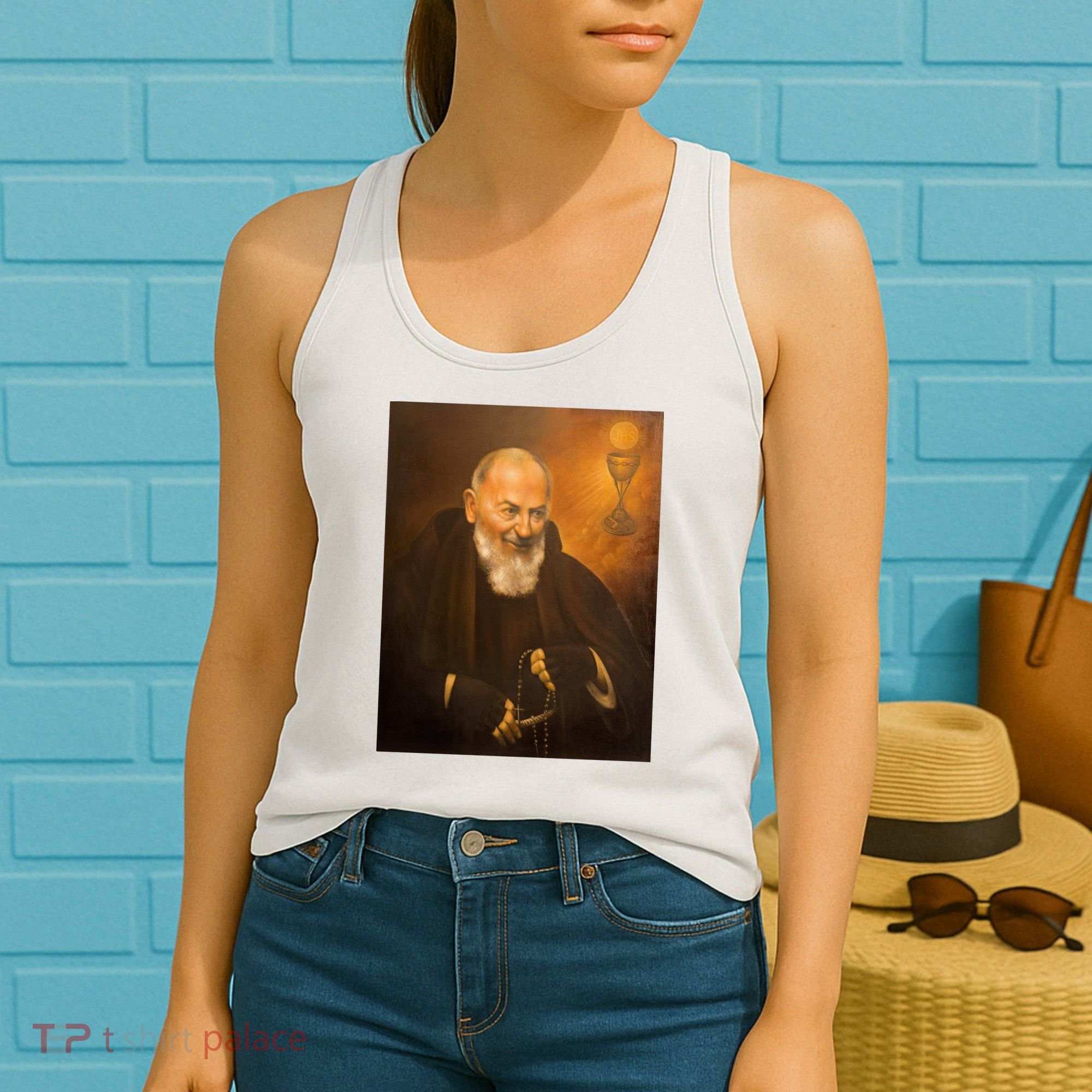 Saint Padre Pio Women's Tank Top