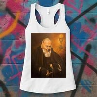 Saint Padre Pio Women's Tank Top thumb 3