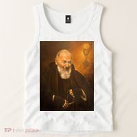 Saint Padre Pio Tank Top thumb 2