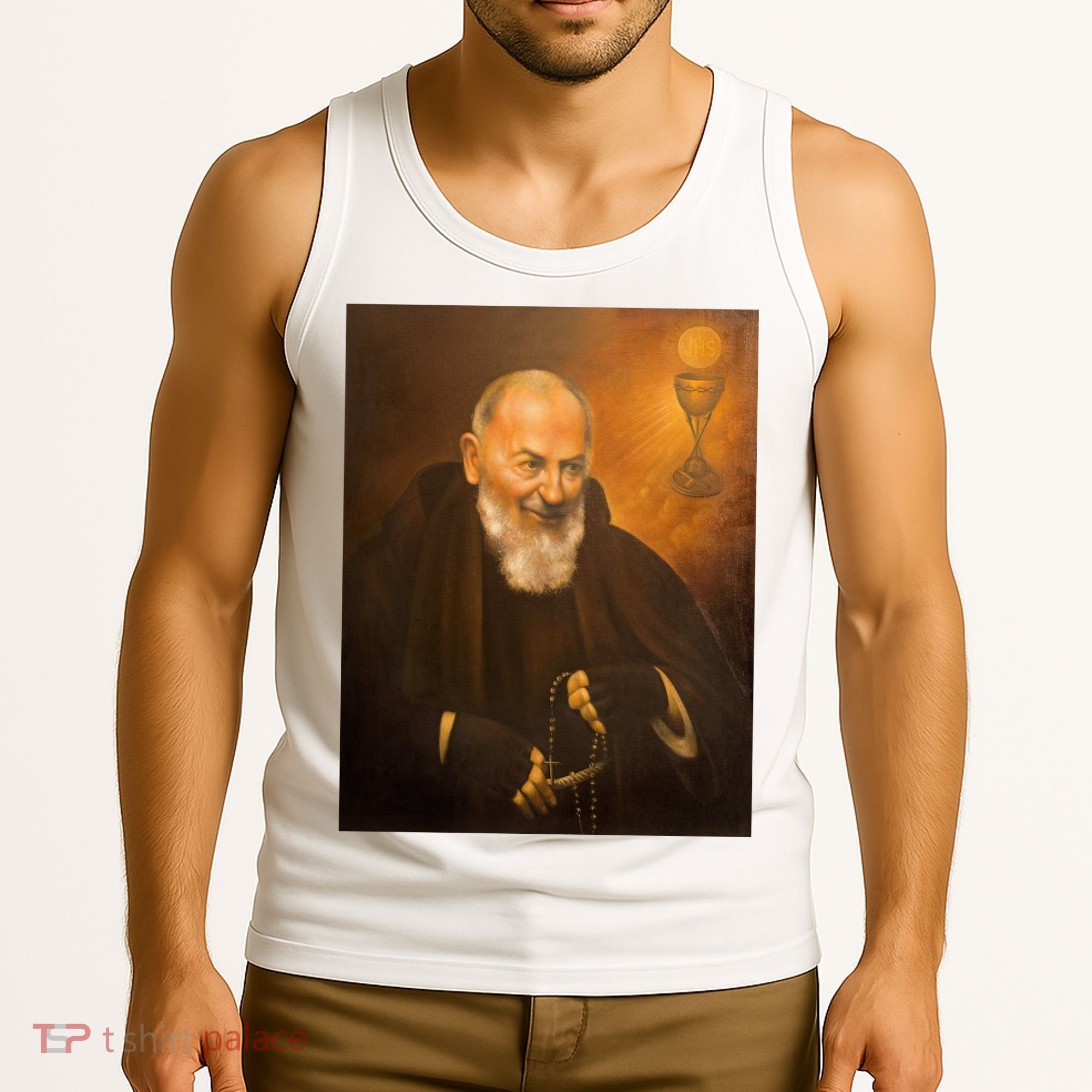 Saint Padre Pio Tank Top