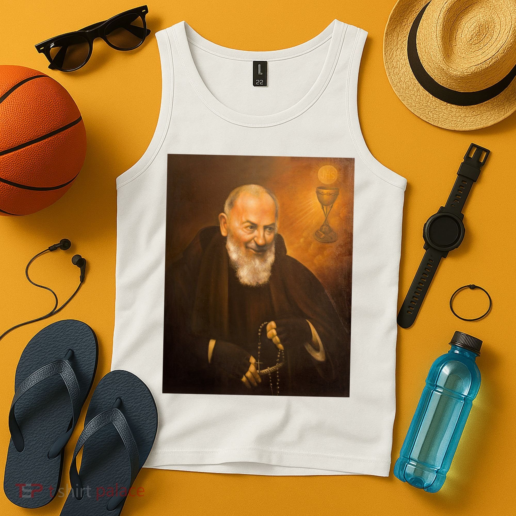 Saint Padre Pio Tank Top