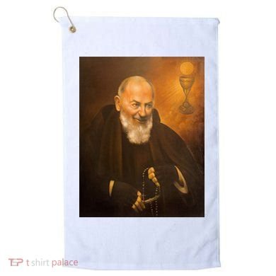 Saint Padre Pio Golf Towel