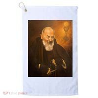 Saint Padre Pio Golf Towel thumb 0