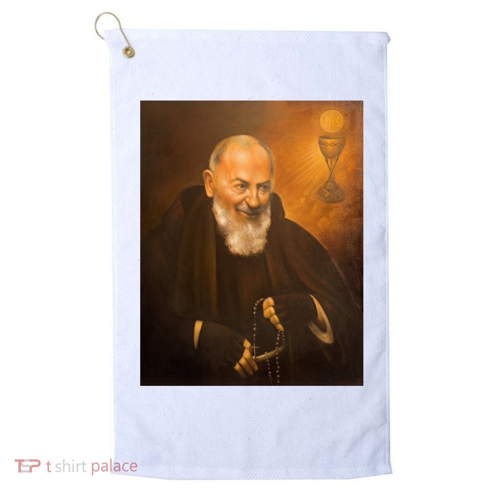 Saint Padre Pio Golf Towel