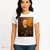 Saint Padre Pio Women's T-Shirt thumb 4
