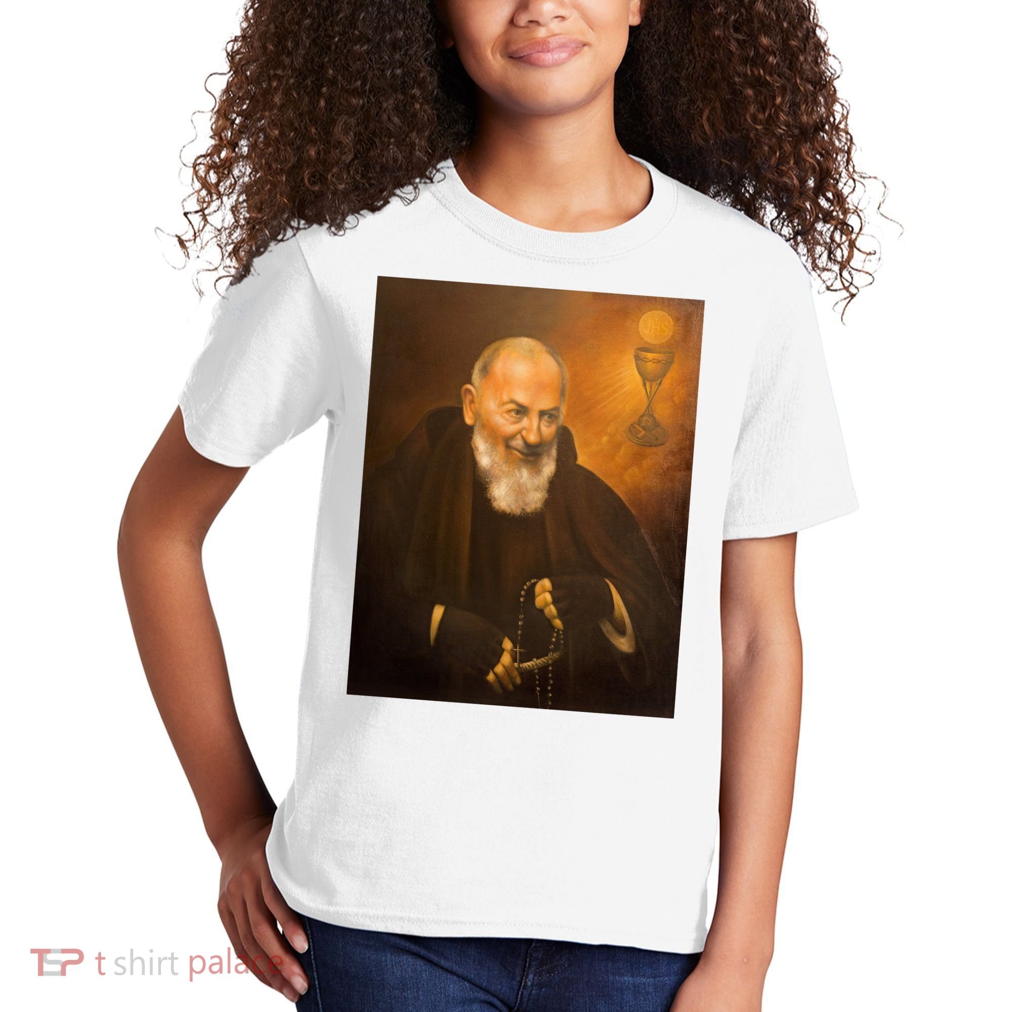 Saint Padre Pio Kids T-Shirt