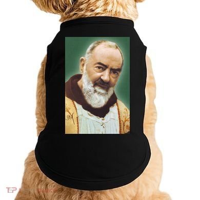Saint Padre Pio Art Doggie Tank