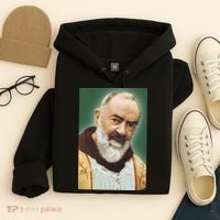 Saint Padre Pio Art Hoodie thumb 4