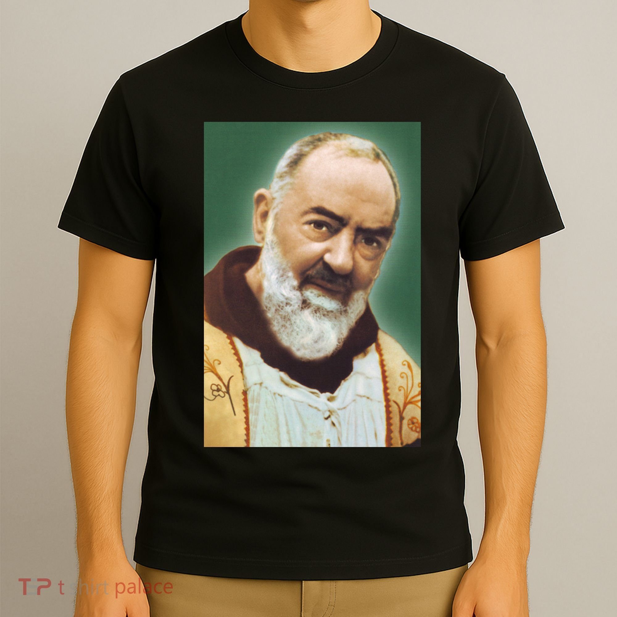 Saint Padre Pio Art T-Shirt