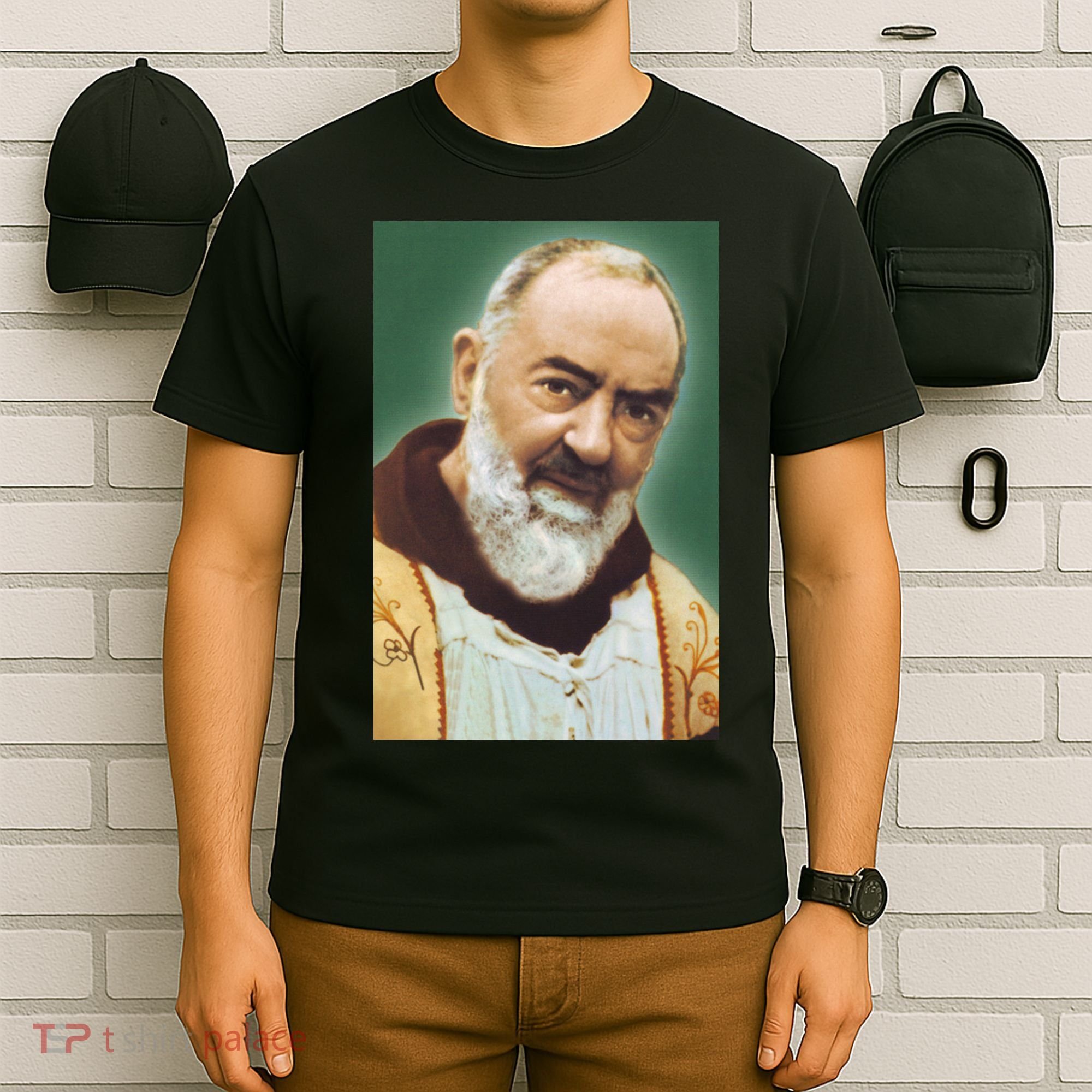 Saint Padre Pio Art T-Shirt