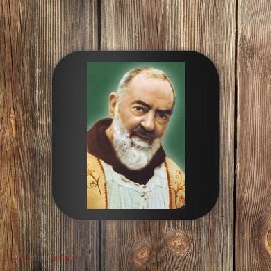 Saint Padre Pio Art Coaster