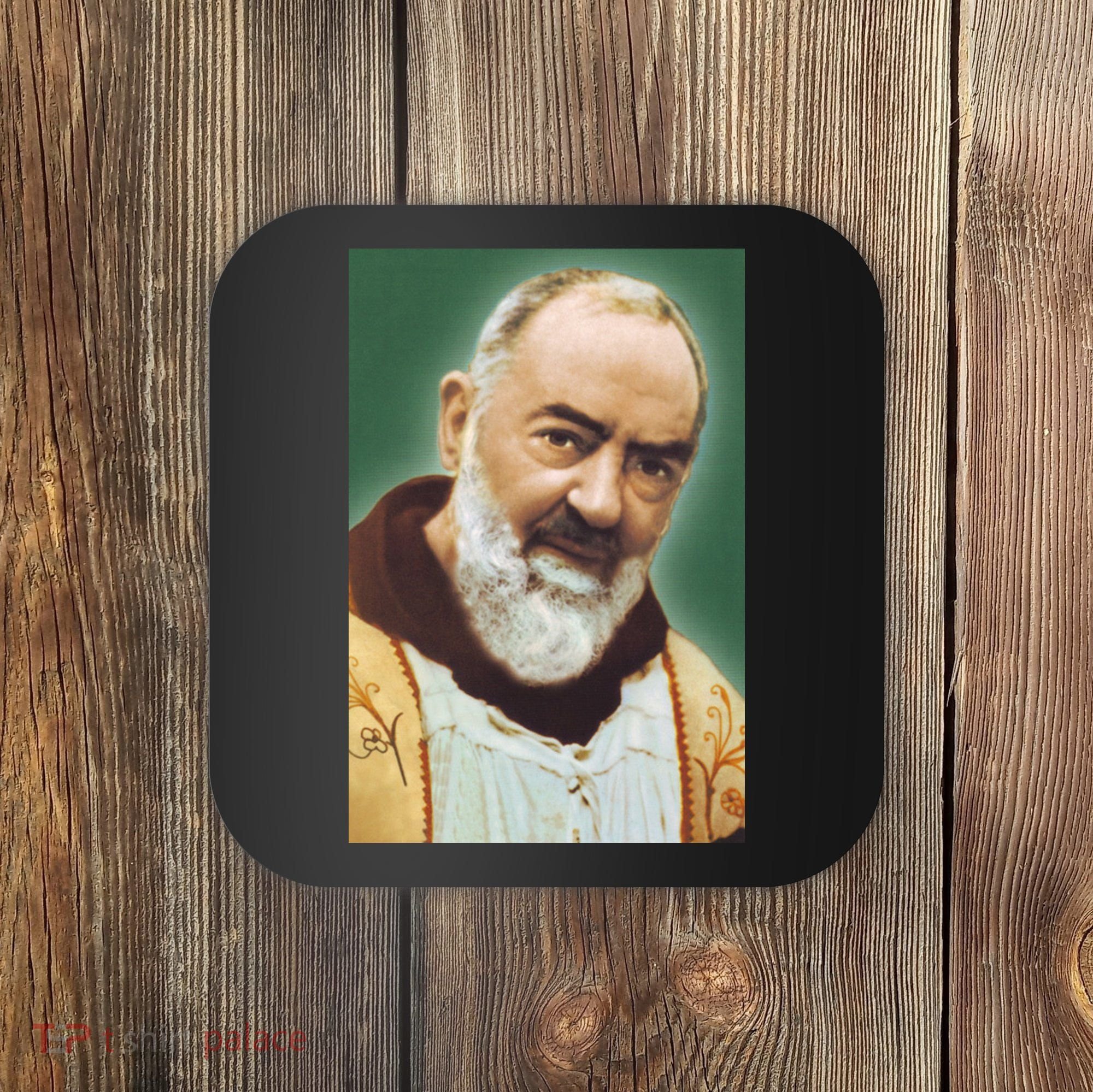 Saint Padre Pio Art Coaster