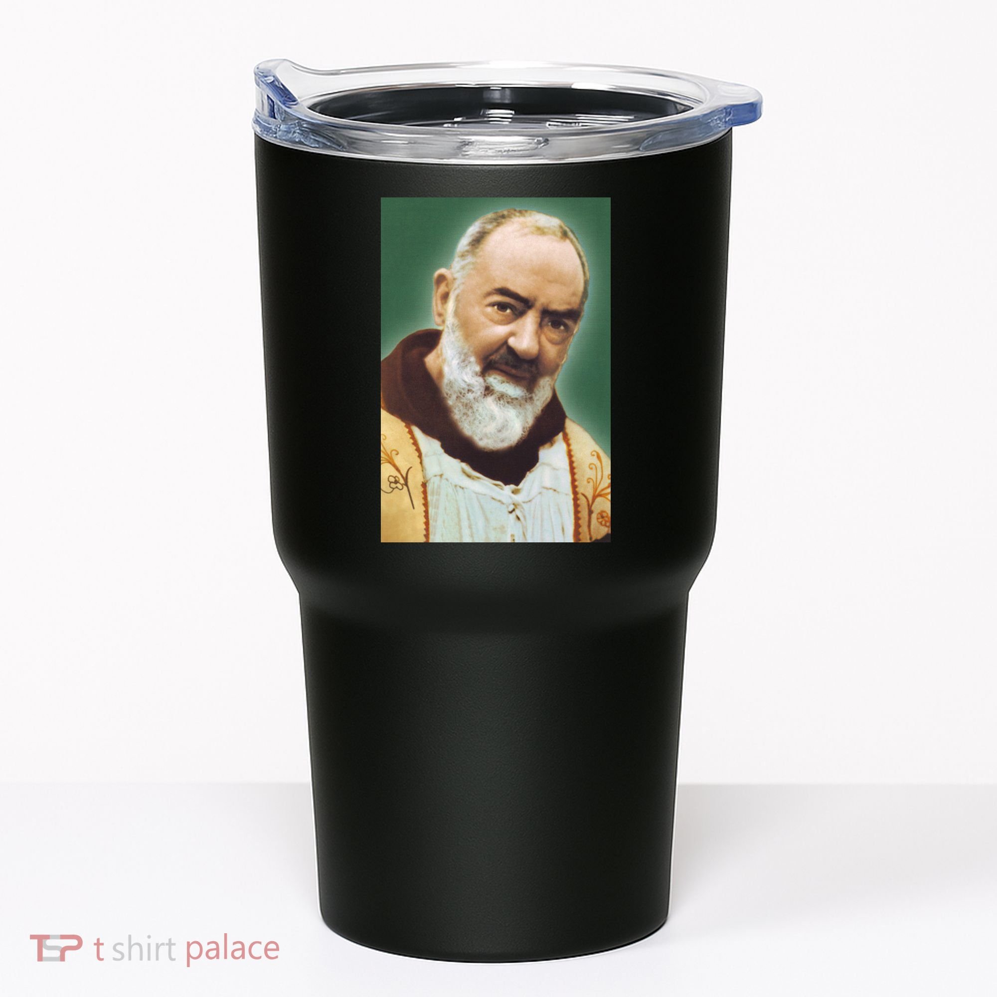 Saint Padre Pio Art Tumbler