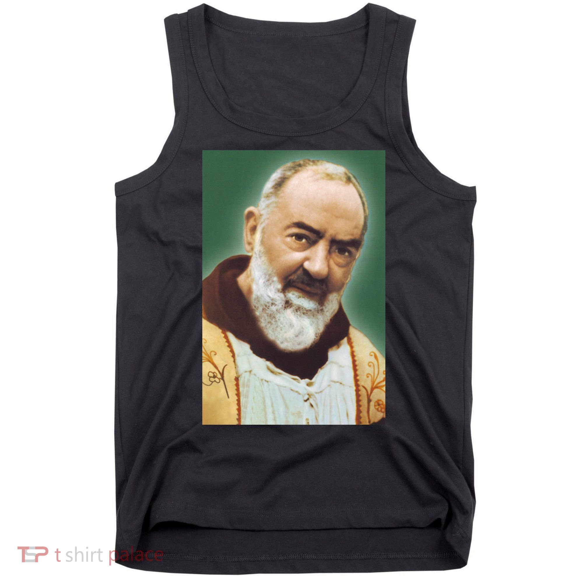 Saint Padre Pio Art Tank Top