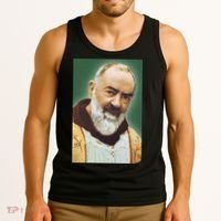 Saint Padre Pio Art Tank Top thumb 3
