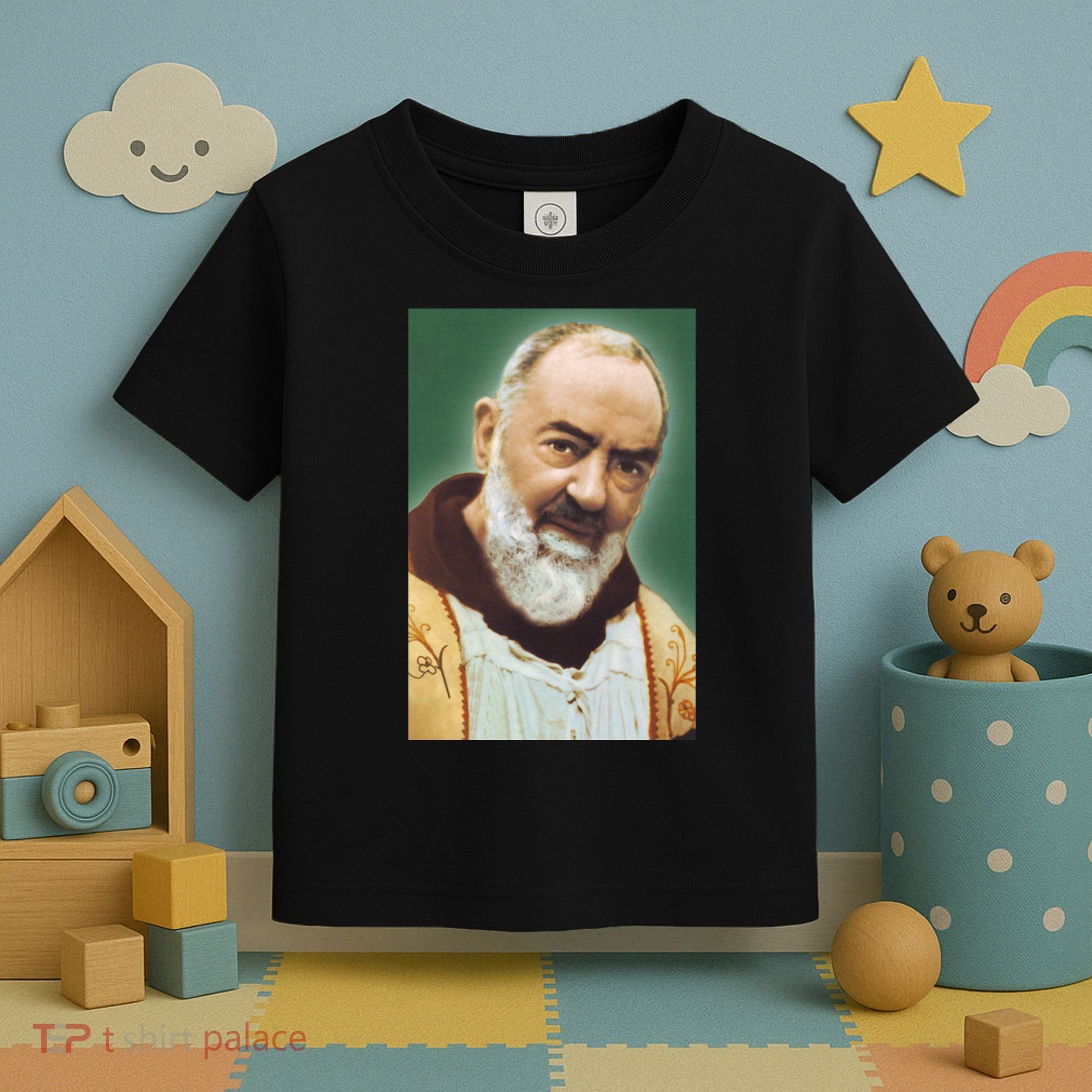 Saint Padre Pio Art Toddler T-Shirt