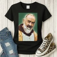 Saint Padre Pio Art Women's T-Shirt thumb 3