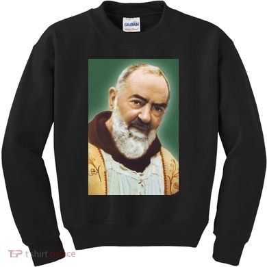 Saint Padre Pio Art Kids Sweatshirt
