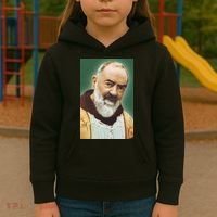 Saint Padre Pio Art Kids Hoodie thumb 3
