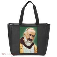 Saint Padre Pio Art Tote Bag thumb 0