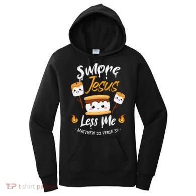 SMore And Jesus Less Me Christian Camping Women's Hoodie