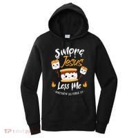 SMore And Jesus Less Me Christian Camping Women's Hoodie thumb 0