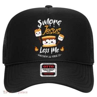 SMore And Jesus Less Me Christian Camping Hat
