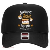SMore And Jesus Less Me Christian Camping Hat thumb 0