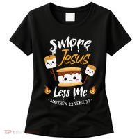 SMore And Jesus Less Me Christian Camping Women's T-Shirt thumb 0