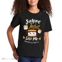 SMore And Jesus Less Me Christian Camping Kids T-Shirt thumb 2