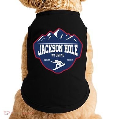 Ski At Jackson Hole Wyoming Doggie Tank