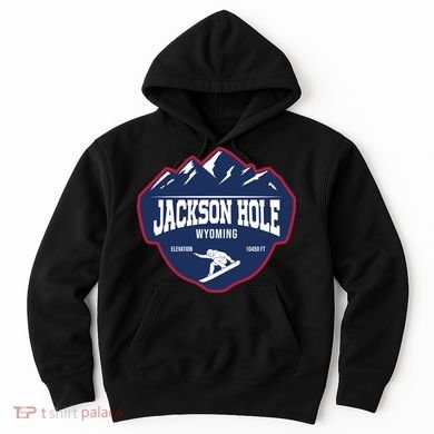 Ski At Jackson Hole Wyoming Hoodie