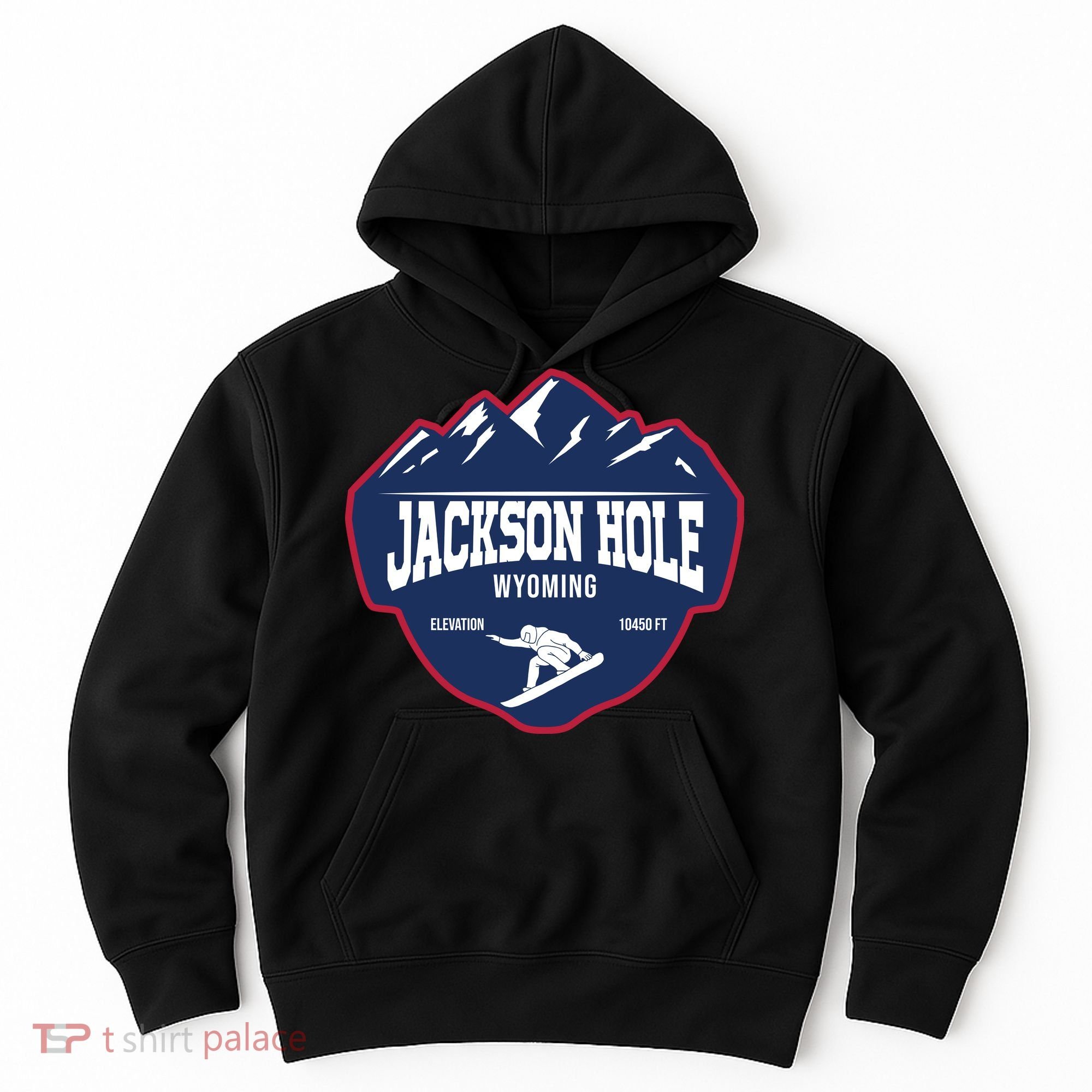 Ski At Jackson Hole Wyoming Hoodie